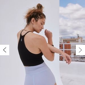 Free People Happiness Runs Crop Tank Size M/L